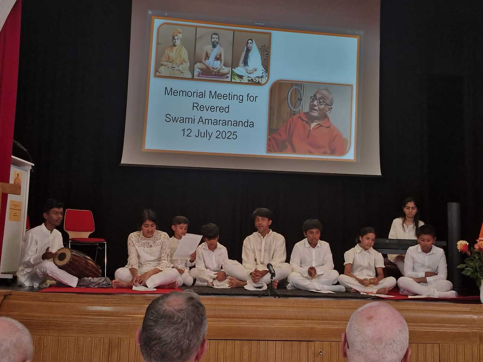 Memorial Meeting of  Revered Swami Amaranandaji Maharaj